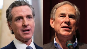 California governor targets Greg Abbott in full-page ads in 3 Texas newspapers