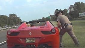 'I run the county' Florida commissioner tells trooper after being caught speeding in Ferrari, video shows