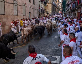 Spain's Running of the Bulls fills streets after 2-year COVID