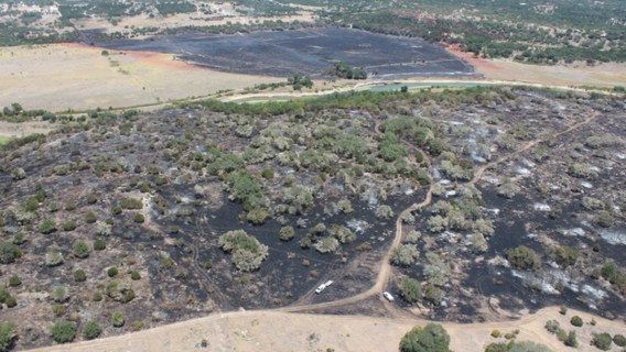 San Gabriel Fire burns 445 acres in Williamson County
