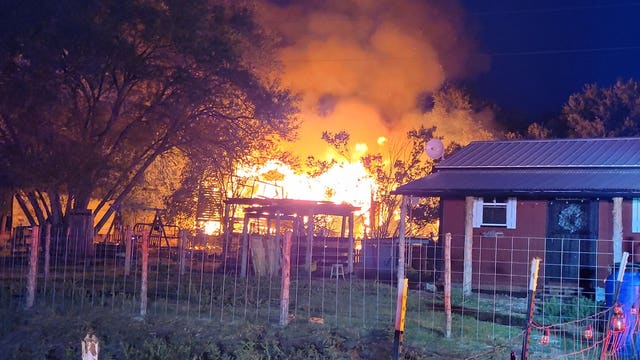 Fire destroys Travis County home, 1 person injured