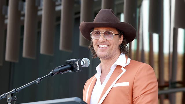 Why did Matthew McConaughey not run for governor of Texas?