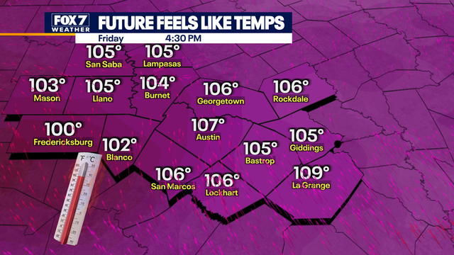 High temperatures to continue through the weekend