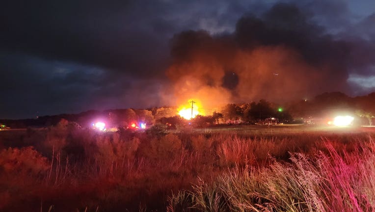 Blake Manor Road fire