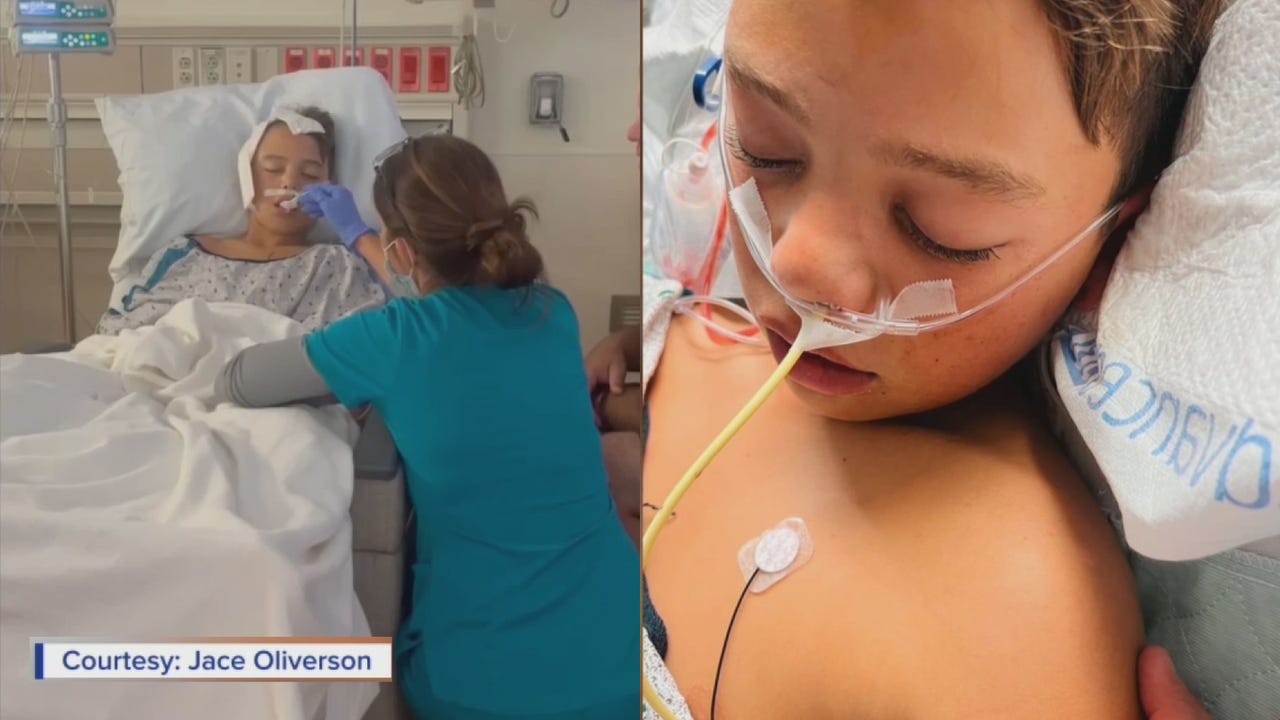 Easton Oliverson: Little League World Series player critically hurt in fall  will miss the games -- but asked if he could play, dad says