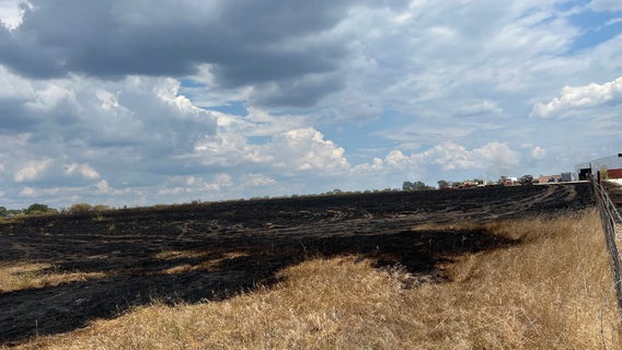 Huffy Fire: 60-acre grass fire south of Thrall now 100% contained