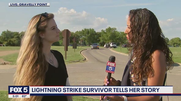 Sole survivor of lightning strike outside White House speaks out
