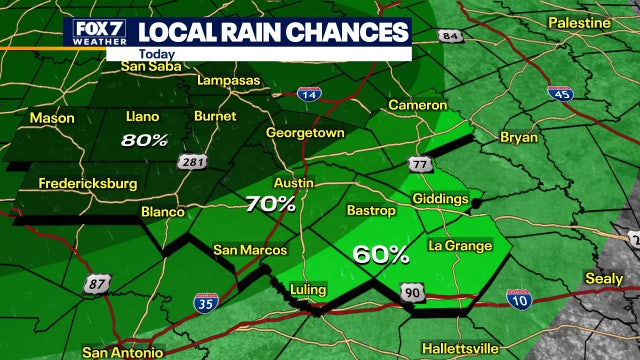 Storms move through Central Texas after 51-day rainless streak