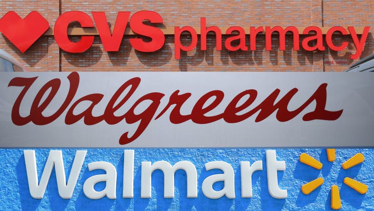 cvs, walgreens, walmart