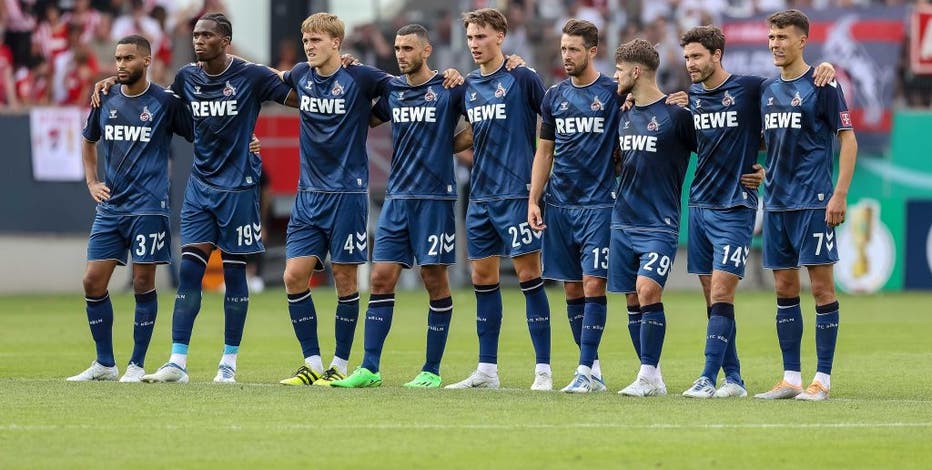 1. FC Koln Home football shirt 2016 - 2017. Sponsored by Rewe