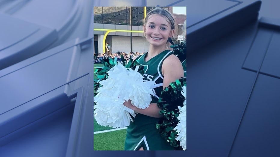 Haylee Alexander, Prosper cheerleader