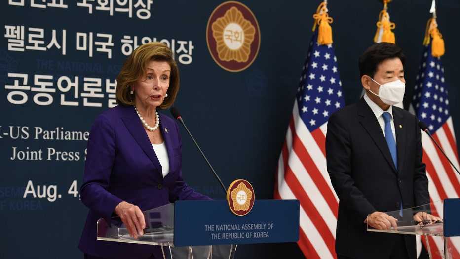 U.S. House Speaker Nancy Pelosi Visits South Korea