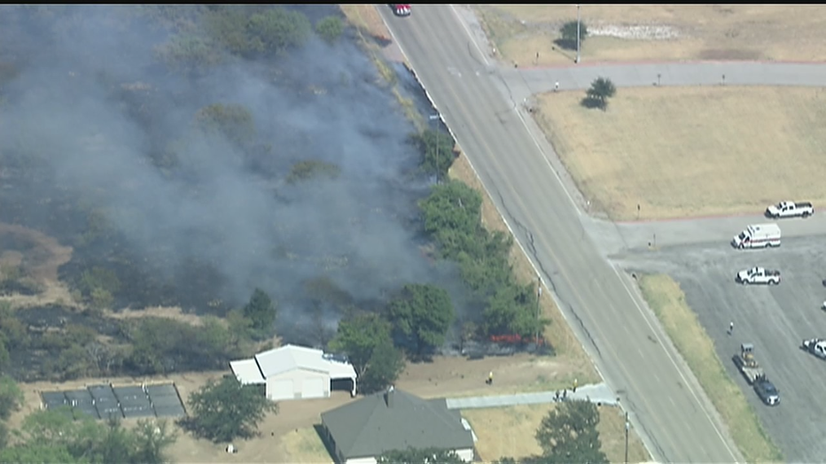 parker county grass fire