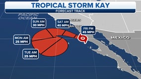 Will Tropical Storm Kay hit California? Here's how Los Angeles, San Diego could be impacted