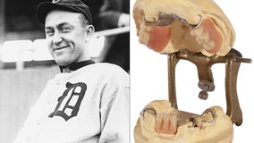 Baseball legend Ty Cobb’s dentures auctioned off for $18K