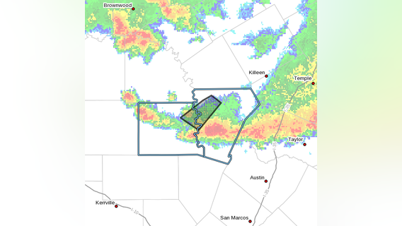 Flood Advisory issued for Llano, Burnet County as heavy rainfall continues