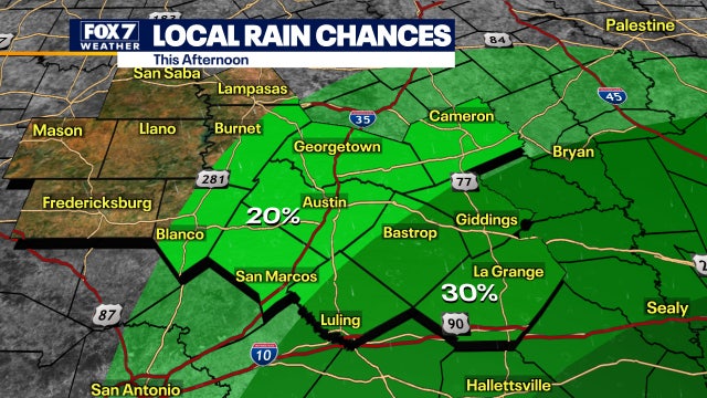 Summer-like temperatures forecasted with isolated showers possible
