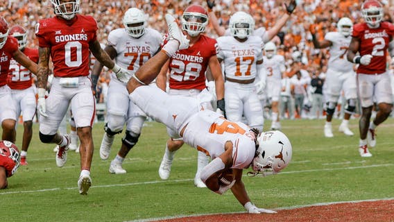 University of Texas video shows what it is like to be on the field for the Red River Showdown