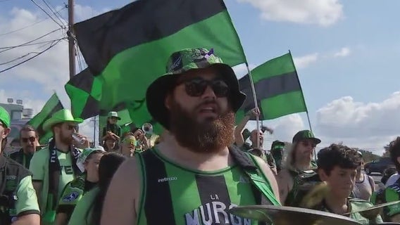 Fans fill Q2 Stadium with verde and black for Austin FC's first MLS playoff game