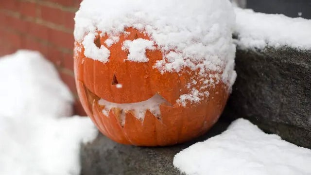 Here's who has the best odds of a white Halloween
