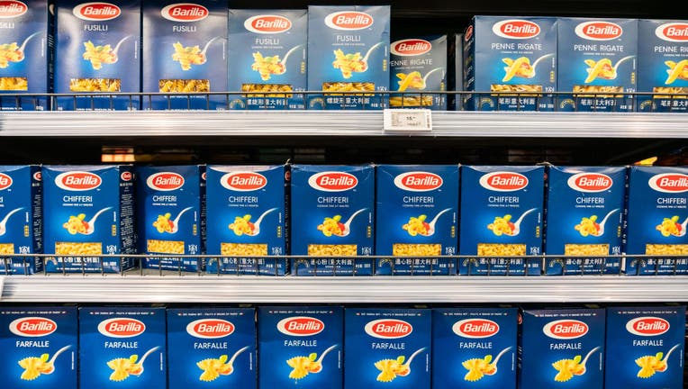 Italian family-owned food company Barilla pasta products