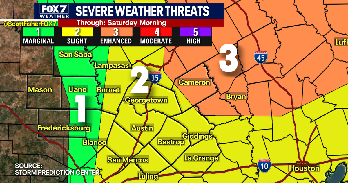 Dangerous weather potential for parts of Central Texas | FOX 7 Austin