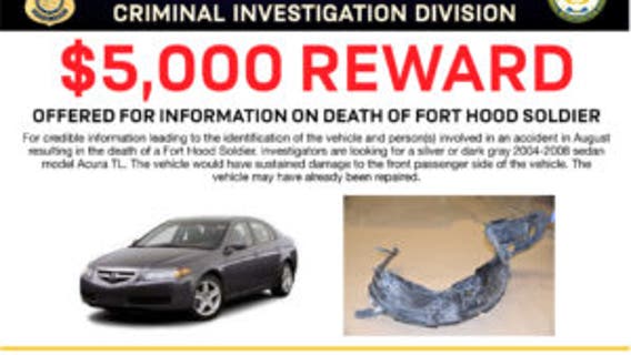 $5K reward offered for information on Fort Hood soldier's death