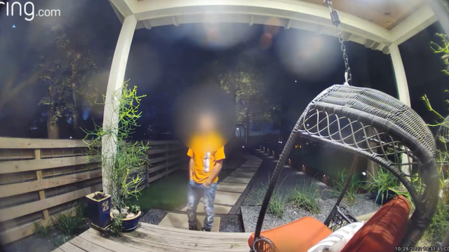 Caught on camera: Woman concerned after man peeks inside her West Austin home while she was alone