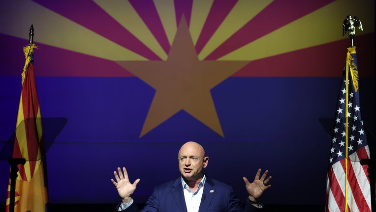 Democratic Senate Candidate Mark Kelly Holds Election Night Event In Tucson