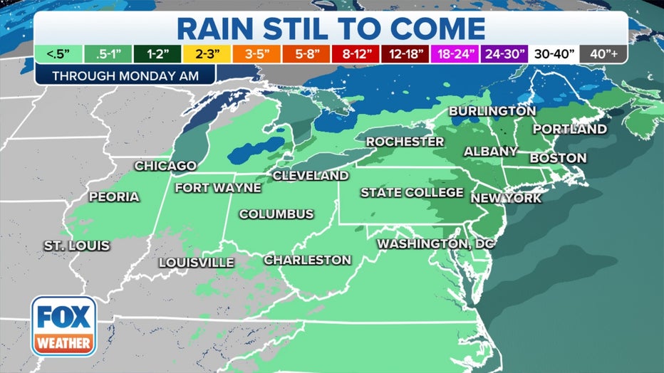 Northeast Rain QPF