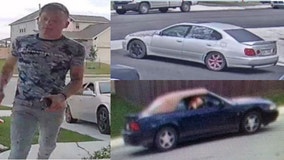 Porch pirate seen following delivery vehicles, stealing packages in Hays County