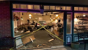 Car crashes into Round Rock restaurant, injures 8