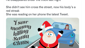 Austin Transportation's 'mommy killing Santa Claus' driving safety tweet raise concerns