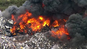 Metal scrapyard fire in Manatee County may burn for hours, officials say