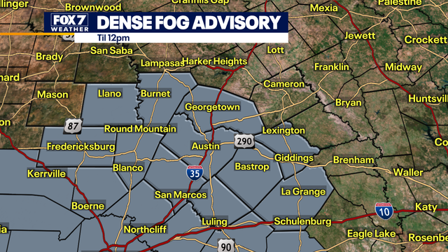 Dense fog this morning with warm afternoon