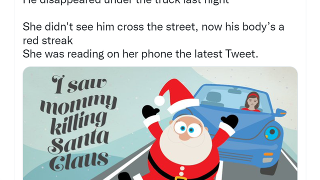 Austin Transportation's 'mommy killing Santa Claus' driving safety tweet raise concerns