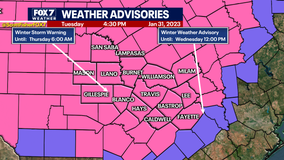 Central Texas weather: Winter Storm Warning extended through Thursday as ice threat increases