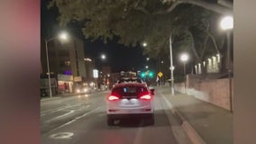 VIDEO: Self-driving car caught on camera in Austin bike lane