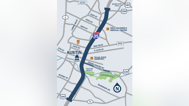 I-35 overnight lane closures due to construction begin this week