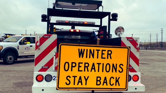 New road closures due to icy conditions