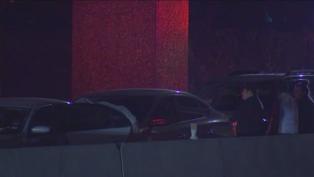 Multiple-vehicle crash shuts down all southbound lanes of I-35 lower deck