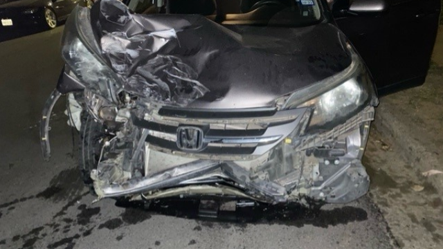 Neighbors chase down man who crashed stolen truck into 2 other vehicles