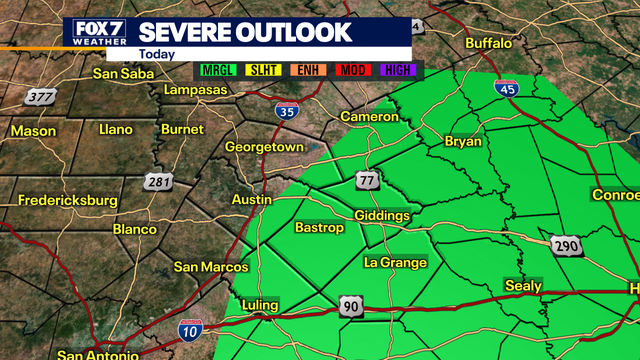 Central Texas weather: Rain becomes more widespread, intense tonight
