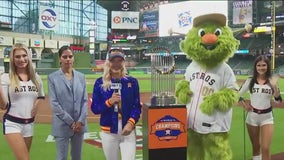 Houston Astros celebrate Opening Day with street fest, pregame ceremony