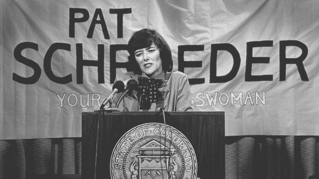 Former Rep. Pat Schroeder, pioneer for women's rights, dies at 82