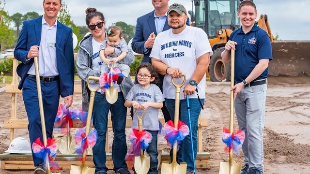Built to Honor program gifts Army veteran, family new mortgage-free home in Florida