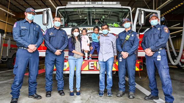 Round Rock firefighters honored for saving life of 18-month-old girl