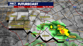 Central Texas weather: Storm system moving through eastern counties