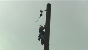 First woman graduates Austin Energy Climbing School ahead of lineworker apprenticeship