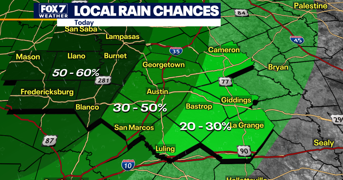 Austin weather: Storms clear, another round of spotty showers possible ...